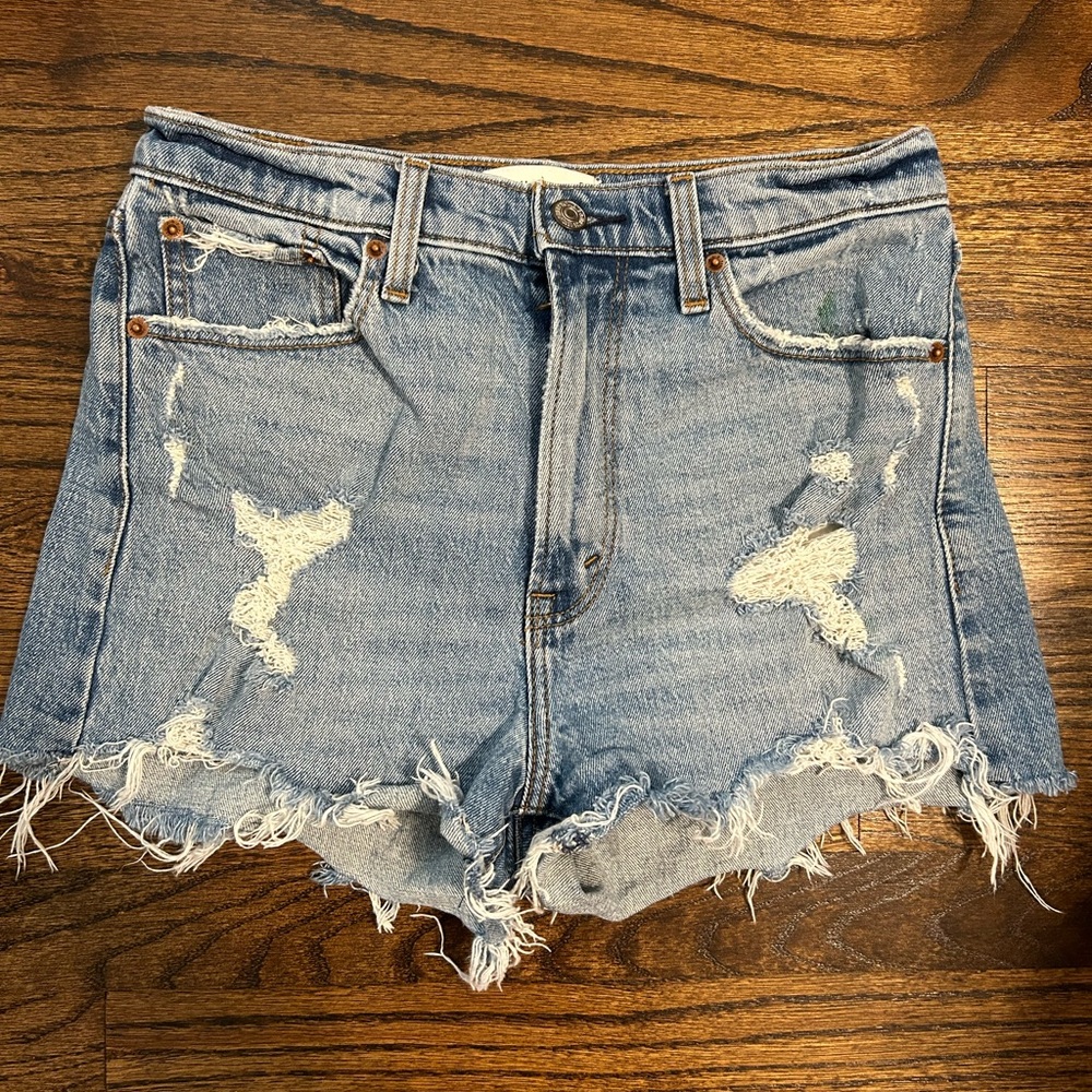 Abercrombie High Rise Mom Shorts